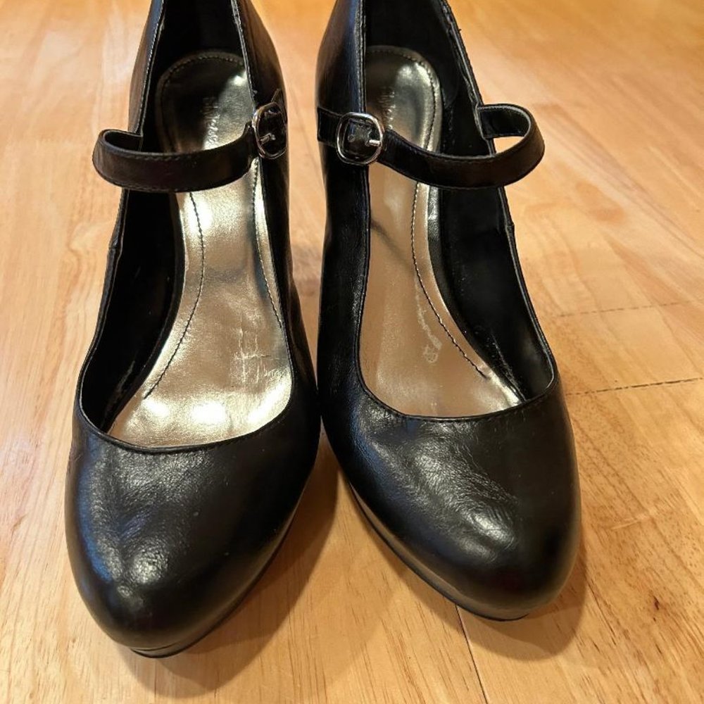 Style & Co Black Mary Jane Heels (Size 10)